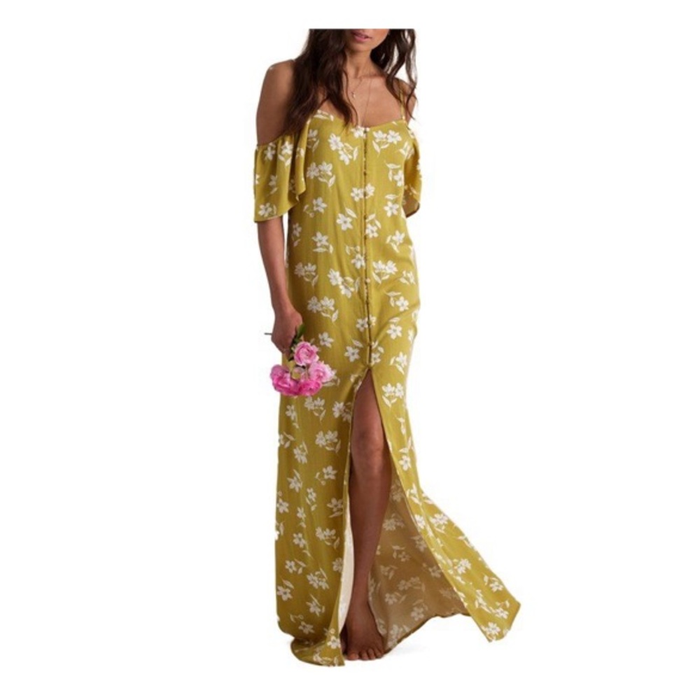 Billabong floral maxi dress